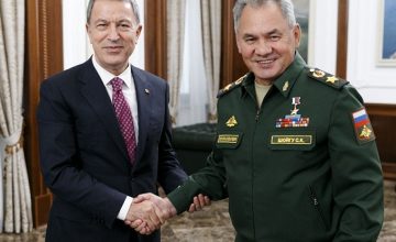 Milli Savunma Bakanı Hulusi Akar, Rusya Savunma Bakanı Sergey Şoygu ile görüştü
