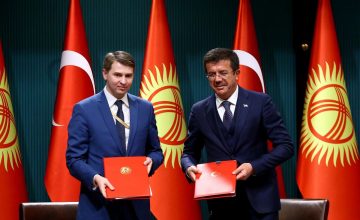 RUSEN[HABER]: Kırgızistan ve Türkiye ekonomi alanında anlaşma imzaladı