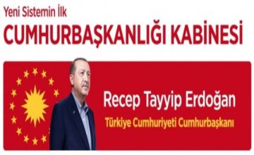 RUSEN[HABER]: Cumhurbaşkanı Recep Tayyip Erdoğan, yeni bakanlar kabinesini açıkladı.