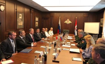 RUSEN[HABER]: Milli Savunma Bakanı Hulusi Akar Rus mevkidaşı  Sergey Şoygu ile  Suriye ve ikili işbirliğini görüştü
