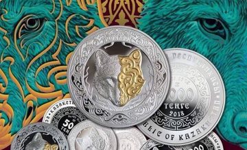 Orta Asya Türk kahramanları Kazak paralarında