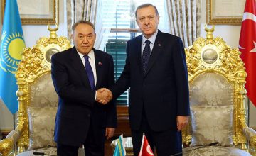 Cumhurbaşkanı Erdoğan ile Nazarbayev görüştü