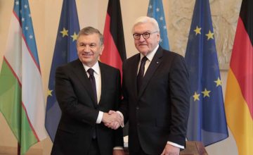 Almanya Cumhurbaşkanı Steinmeier Özbekistan’ı ziyaret etti