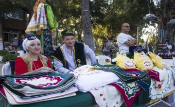 Antalyalı Tatarlar geleneksel hasat bayramı Sabantoy’u kutladı