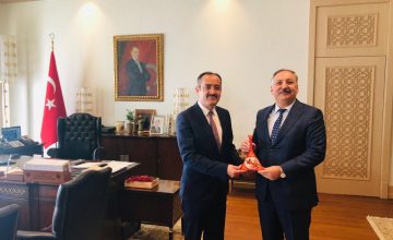 Prof. Dr. Salih Yılmaz, Türkiye Cumhurbaşkanlığı İdari İşler Başkanı Metin Kıratlı’yı ziyaret etti