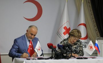 Türk Kızılayı ve Rus Kızılhaçı arasında iş birliği protokolü imzalandı